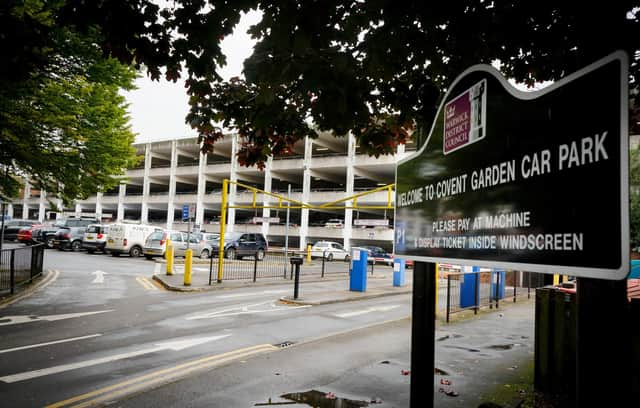 The  Covent Garden multi-storey car park in Leamington.