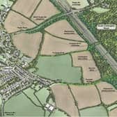 HS2's updated designs for the section of the line which goes through South Cubbington Wood. Image courtesy of HS2.