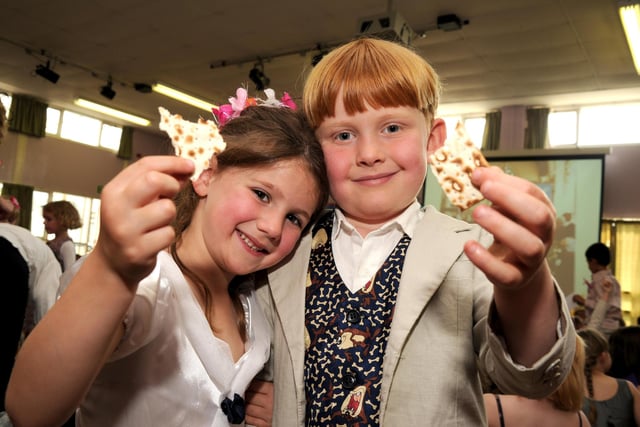 Marking the Royal wedding in 2011 at Bilton Infant School.