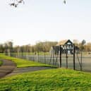 The tennis courts at Victoria Park in Leamington