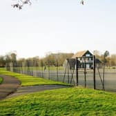 The tennis courts at Victoria Park in Leamington