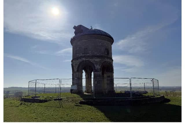 Work is due to take place soon to restore the sails to the iconic Chesterton Windmill. Photo by Warwickshire County Council