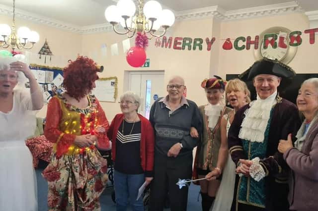 Bromson Hill Nursing Home in Ashorne hosted the Lighthorne Drama Group for a special performance of their Christmas pantomime Cinderella.