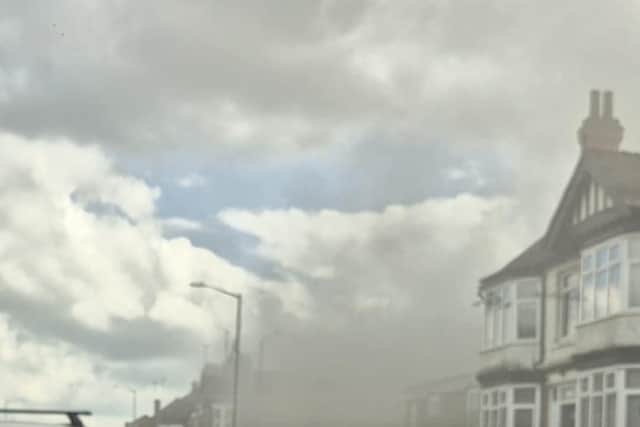 Residents evacuated and emergency crews at scene of house fire in ...