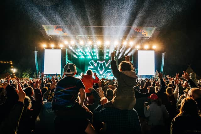 The main stage at the Big Feastival last year. Photo by Gaelle Beri.