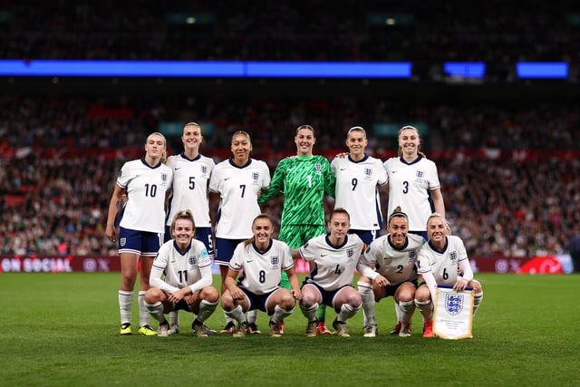 The Lionesses. (Photo by Naomi Baker - The FA/The FA via Getty Images)