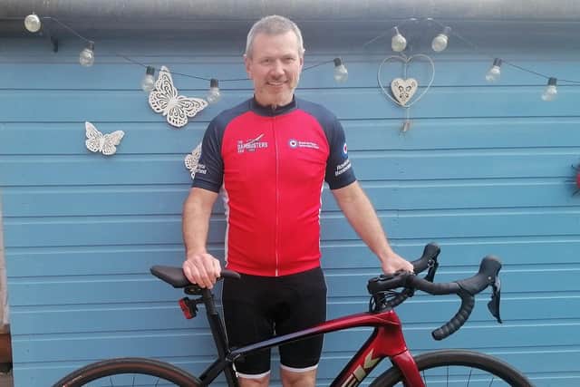 On May 14, Simon Storey from Warwick, will be taking on the Dambusters Ride, a cycle fundraiser organised by the RAF Benevolent Fund, the RAF’s leading welfare charity.  Photo supplied