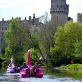 Warwick Boats has added five electric motor boats for the 2024 season that will be charged overnight from its brand new solar array, giving people the chance to cruise to the castle powered by renewable energy. Photo by Warwick Boats
