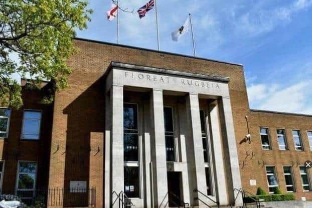 Rugby Town Hall.