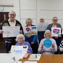 Over 60’s at The Gap Lunch Club thank Severn Trent for helping to fund their activities. 