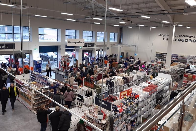 Customers have flocked to the opening of the new branch of The Range at The Leamington Shopping Park.