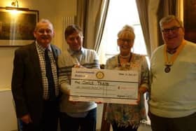 Lutterworth Rotary Club has donated £1,000 to a leading international children’s cleft charity.