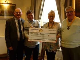 Lutterworth Rotary Club has donated £1,000 to a leading international children’s cleft charity.