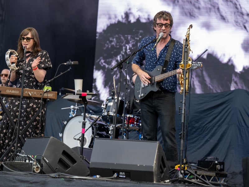 The Waeve on stage at Warwick Castle on Sunday, July 21. Photo by David Jackson.