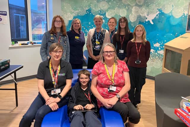 In a move to “amplify young voices in healthcare”, Warwickshire County Council has extended its Young Inspectors Programme into hospital settings, with the first visit taking place at the MacGregor Ward at Warwick Hospital. Photo supplied by Warwickshire County Council