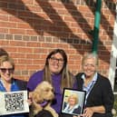 Alex Pearson (centre) will be taking on a walking challenge in memory of her mum, who worked at the Shakespeare Hospice. Photo supplied