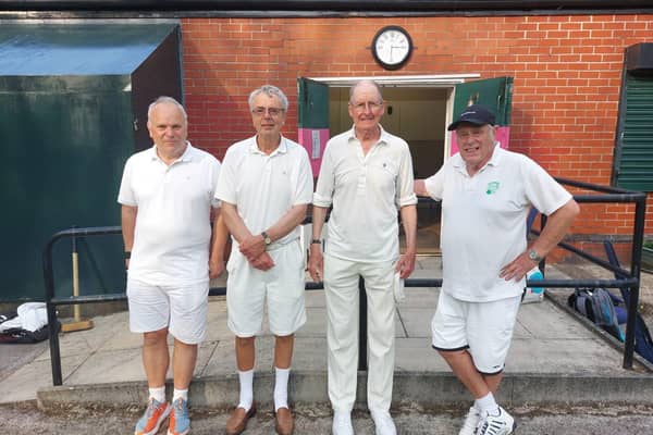 Kenilworth team of Nigel Pigdon, Mervyn Harvey, Philip Wood and captain Cliff Daniel