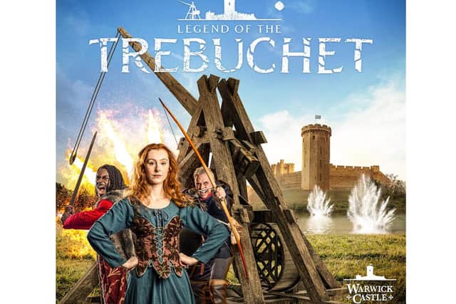 Warwick Castle will be launching its new trebuchet in a new show. Photo supplied