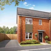 A computer-generated image of a Warwickshire Shared Ownership home with Bromford