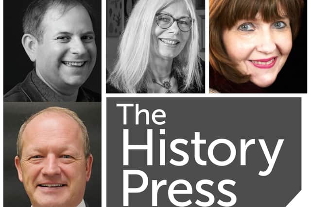 The Warwick Words Festival has teamed up with The History Press for author events. Photo shows Daniel Smith and Simon Danczuk, Jane Dismore and Rachel Trethewey. Photos supplied by Warwick Words