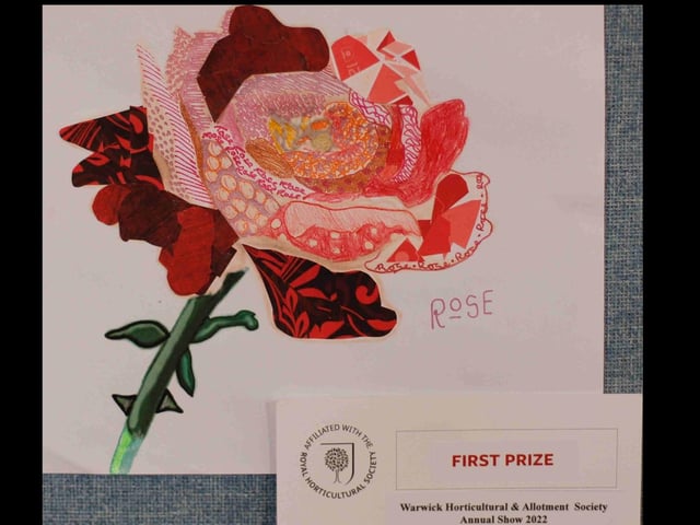 One of the winners in the children's artwork display category. Photo supplied