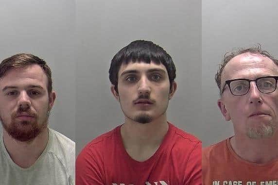 Left to right: Walker, Rogers and Finch. Image courtesy of Warwickshire Police