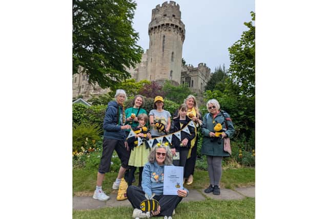 Warwick has been awarded Bee Friendly Town status. Photo shows members of the Bee Friendly Warwick group. Photo supplied