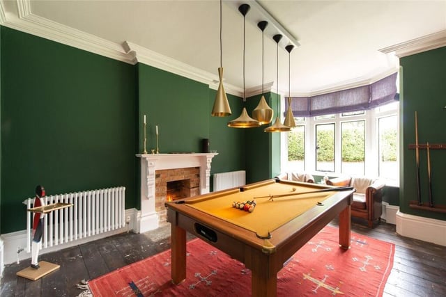The games room area of the house.