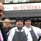 Matt Western at Steve Quigley & Sons butchers on Small Business Saturday.