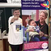Darren from the Nelson Club with Alex Pearson, community champion at Morrisons in Leamington. Photo supplied