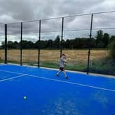 One of the padel courts at Kenilworth Tennis, Squash & Croquet Club . Picture supplied.