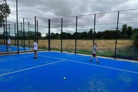 One of the padel courts at Kenilworth Tennis, Squash & Croquet Club . Picture supplied.