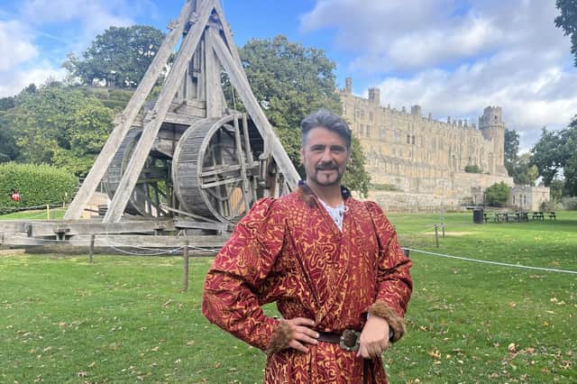 The castle’s trebuchet was placed on Facebook Marketplace last month. Photo by Warwick Castle