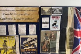 'How did the war affect Kenilworth' exhibition. Photo: KMAT