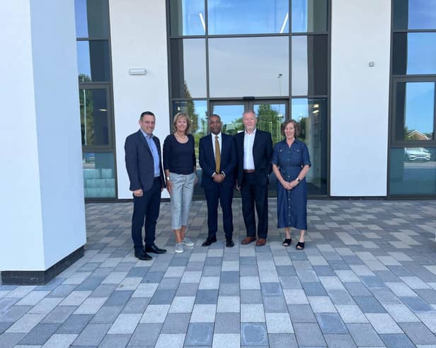 Left to Right: Richard Hales, Shirley Whiting, Hayden Abbott, Malcolm Graham, Sarah Newton