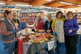 Bulkington Community Library's team of volunteers at their recent anniversary event