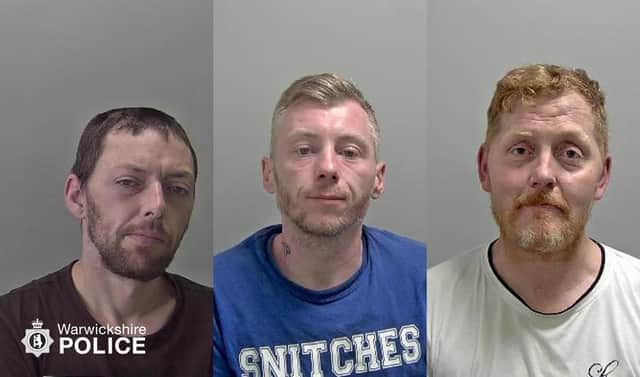 Matthew Checkley (pictured left), Kevin Earley (pictured centre) and Richard Reeve.
