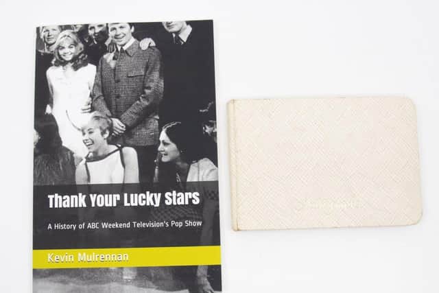 The autograph book cover and booklet from Thank Your Lucky Stars, the TV show where the Beatles autographs were secured
