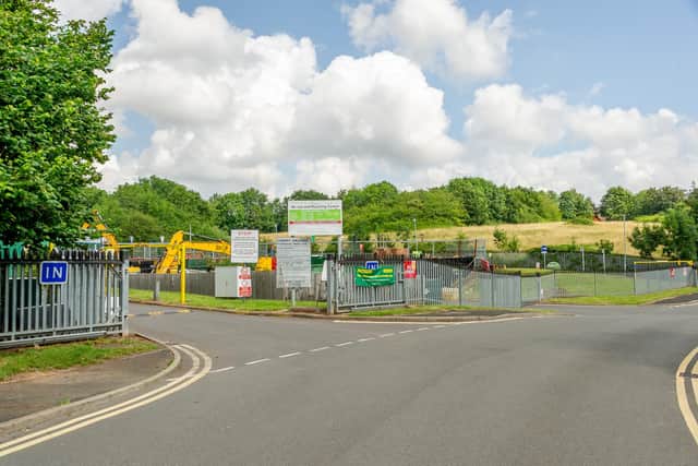 Cherry Orchard Recycling Centre in Kenilworth. Photo by Mike Baker