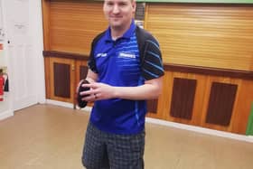 Simon Nolan of  Division 2  pacesetters Nomads Aces. Pic: Andy Davies.