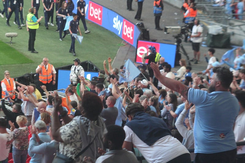 Coventry fans in full voice
