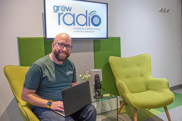 Gary Jones, from Leamington, has launched a new community radio station dedicated to podcasters. Photo supplied