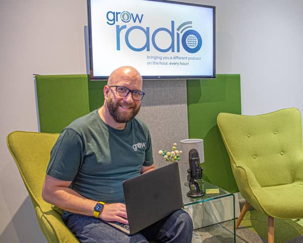 Gary Jones, from Leamington, has launched a new community radio station dedicated to podcasters. Photo supplied