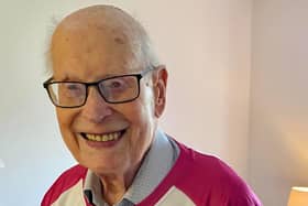 Leamington care home resident John Farringdon, 109,  has been selected as a baton bearer for the Birmingham 2022 Commonwealth Games. Picture submitted.