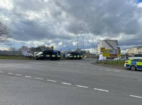 Warwickshire Police have maintained a strong presence around Kingsbury Oil Terminal with more than 100 arrests now made. Photo: Warwickshire Police