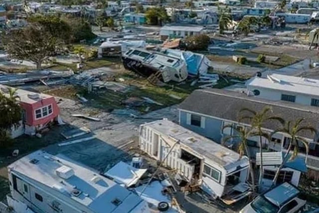 Photos of the devastation caused by Hurricane Ian in Fort Myers, Florida