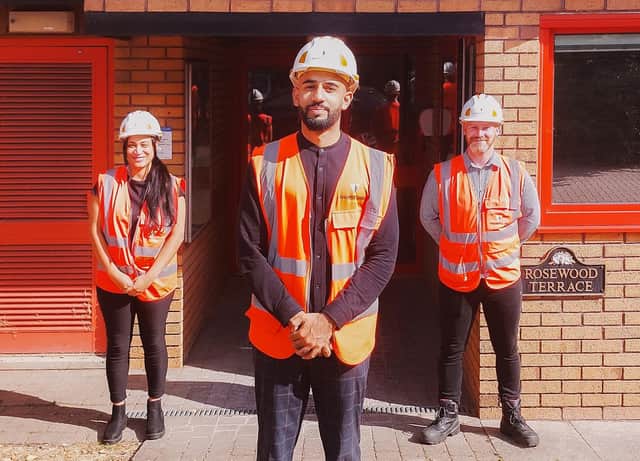 Narissa Richardson, Nabeel Javed and Ron Palmer of Willmott Dixon Interiors.