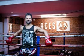 Ripon Danis at Aces Gym in Leamington. Photo by John Knight.