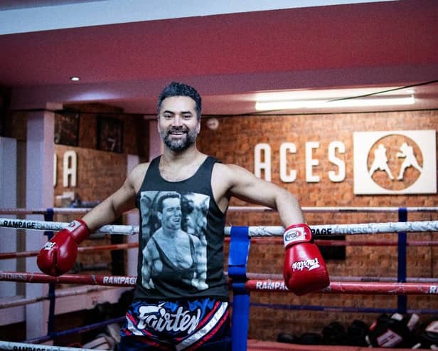Ripon Danis at Aces Gym in Leamington. Photo by John Knight.