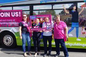 The Warwickshire Girlguiding group welcomes the donation from Amazon